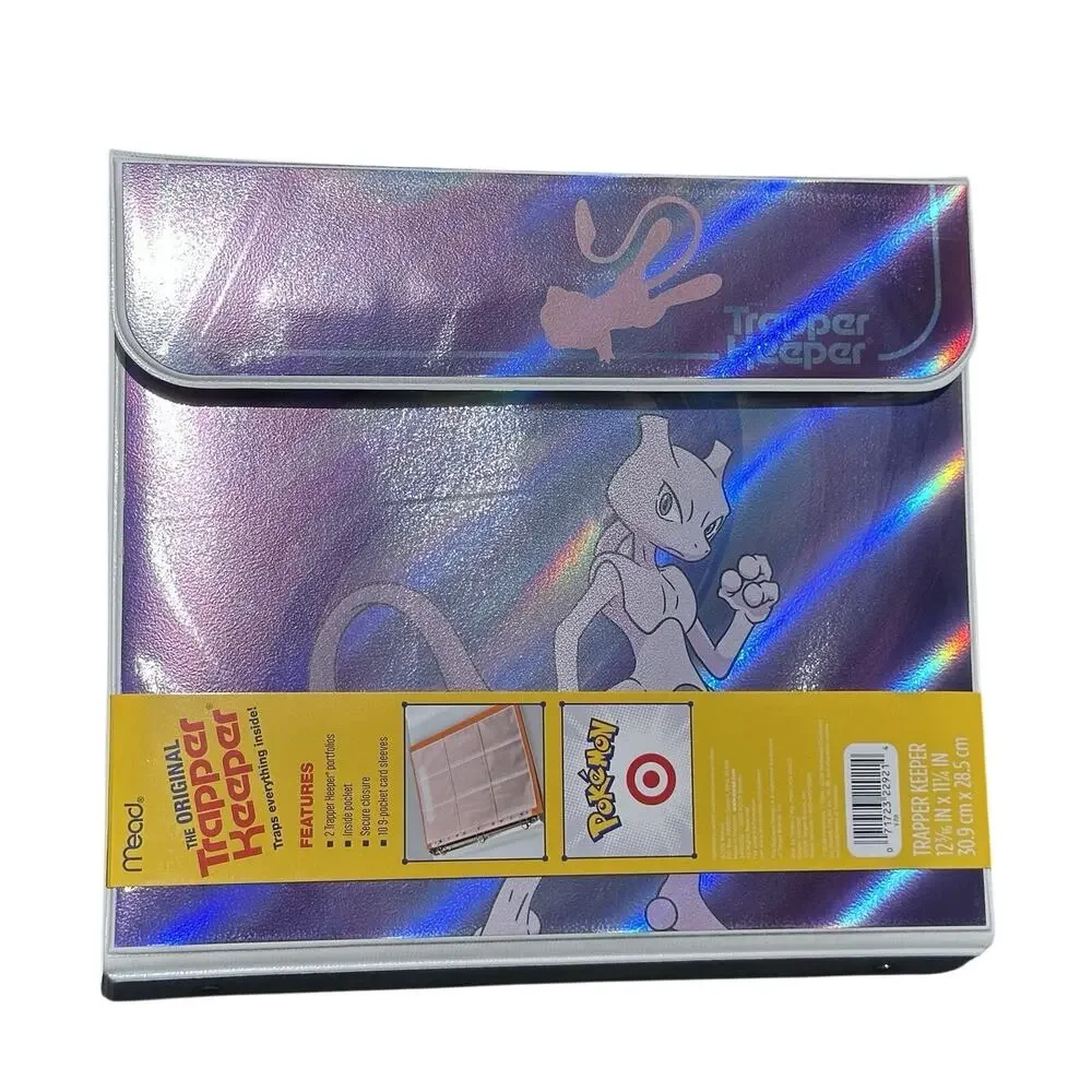 Pokémon x Target Mewtwo Trapper Keeper Binder Holographic - Target Exclusive